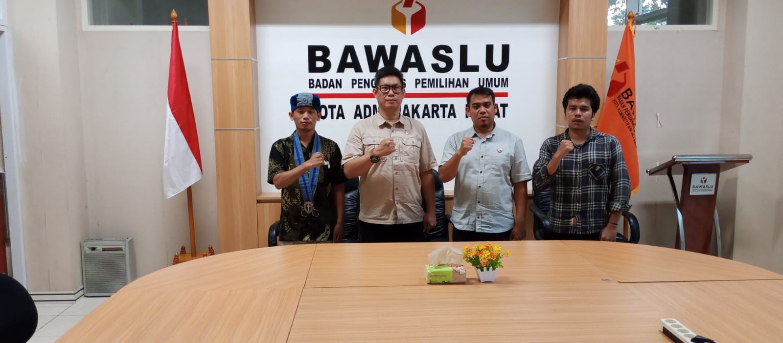 Bawaslu Jakarta Pusat bersama GMKI