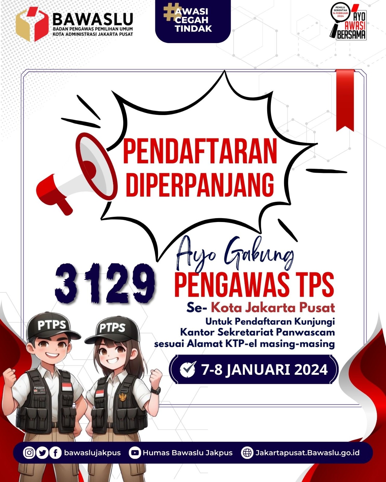 Perpanjangan Pendaftaran PTPS