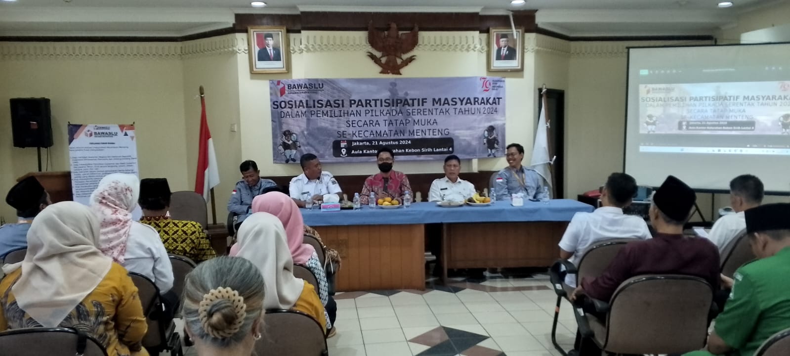 Sosialisasi Partisipatif Masyarakat di wilayah Kecamatan Menteng