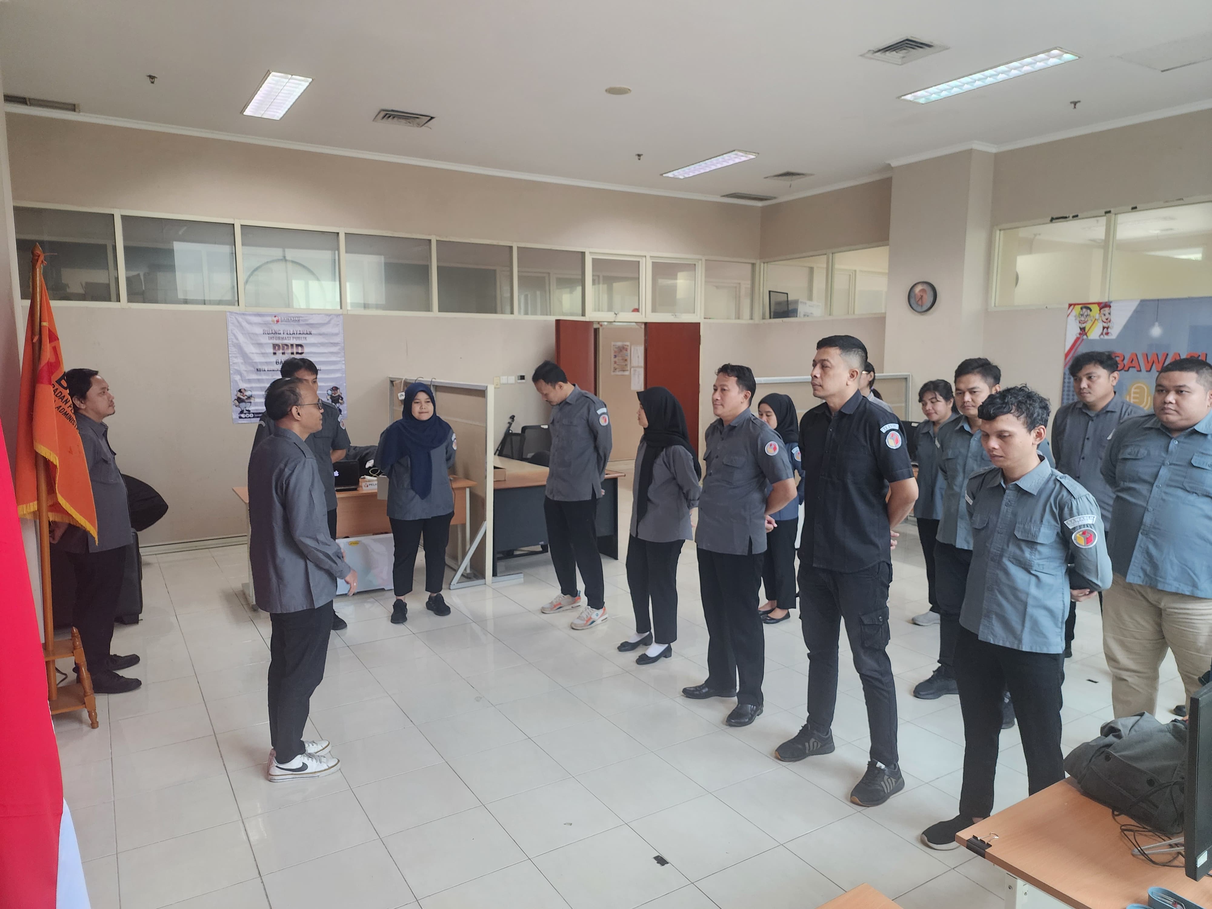 Apel Senin Bawaslu Kota Jakarta Pusat