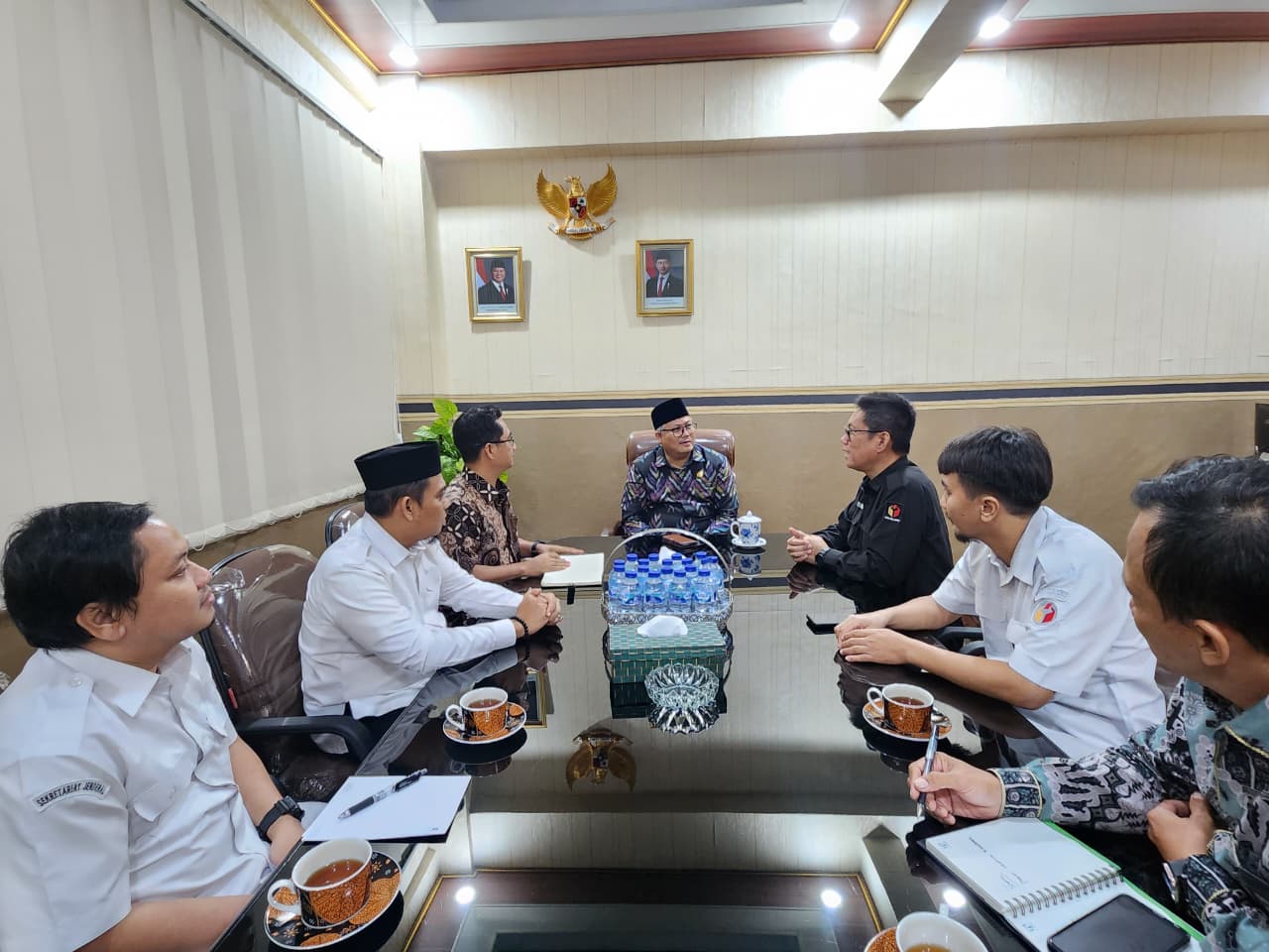 Audiensi Bawaslu Kota Jakarta Pusat dengan Kemenag