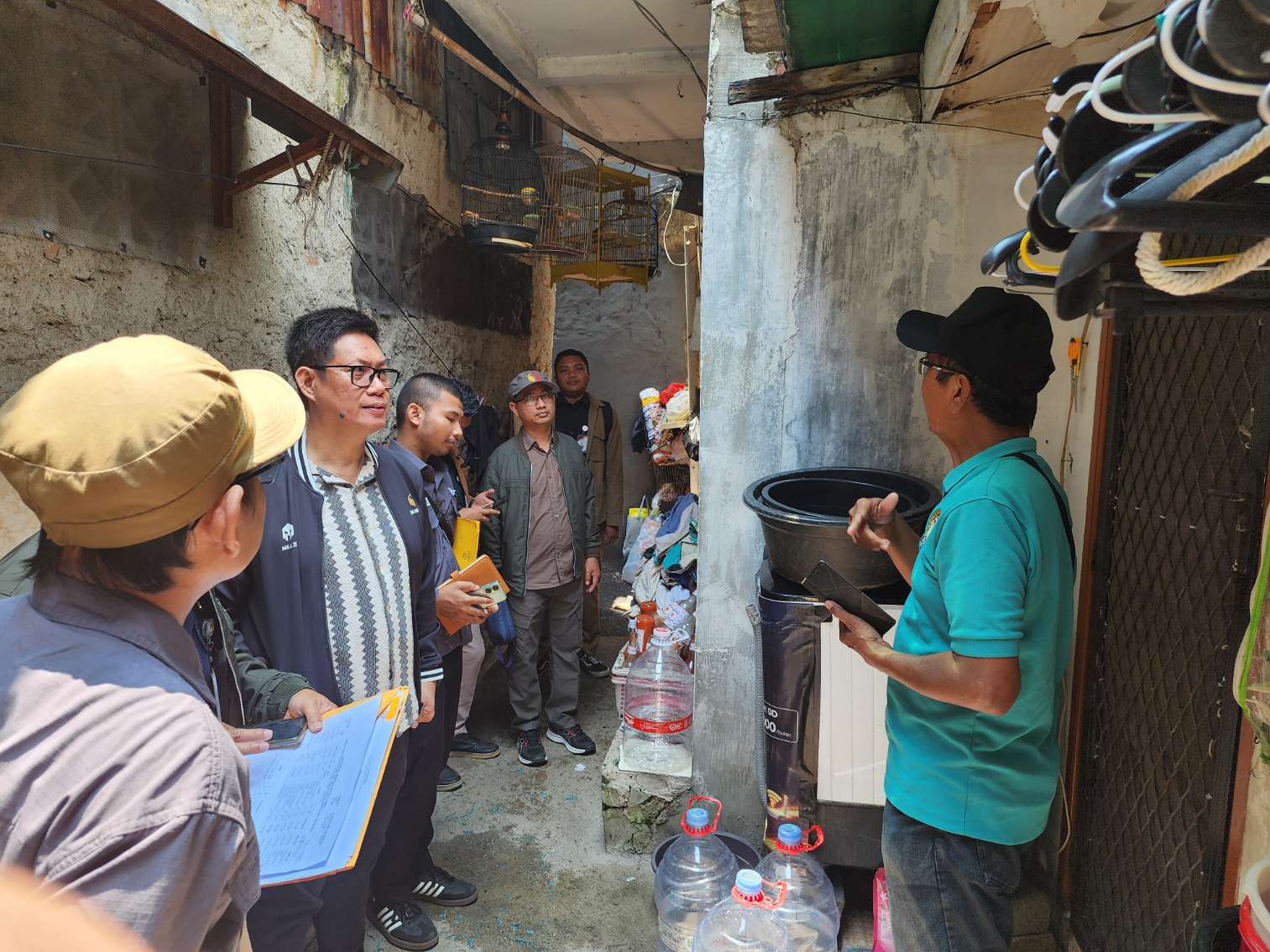 Ketua dan Anggota Bawaslu Jakarta Pusat lakukan pengawasan Coktas