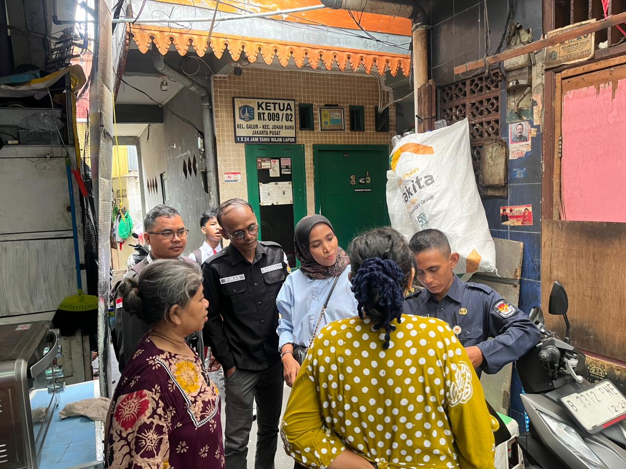 Anggota Bawaslu Jakarta Pusat, Dimas Triyanto Putro saat lakukan Pengawasan Coktas