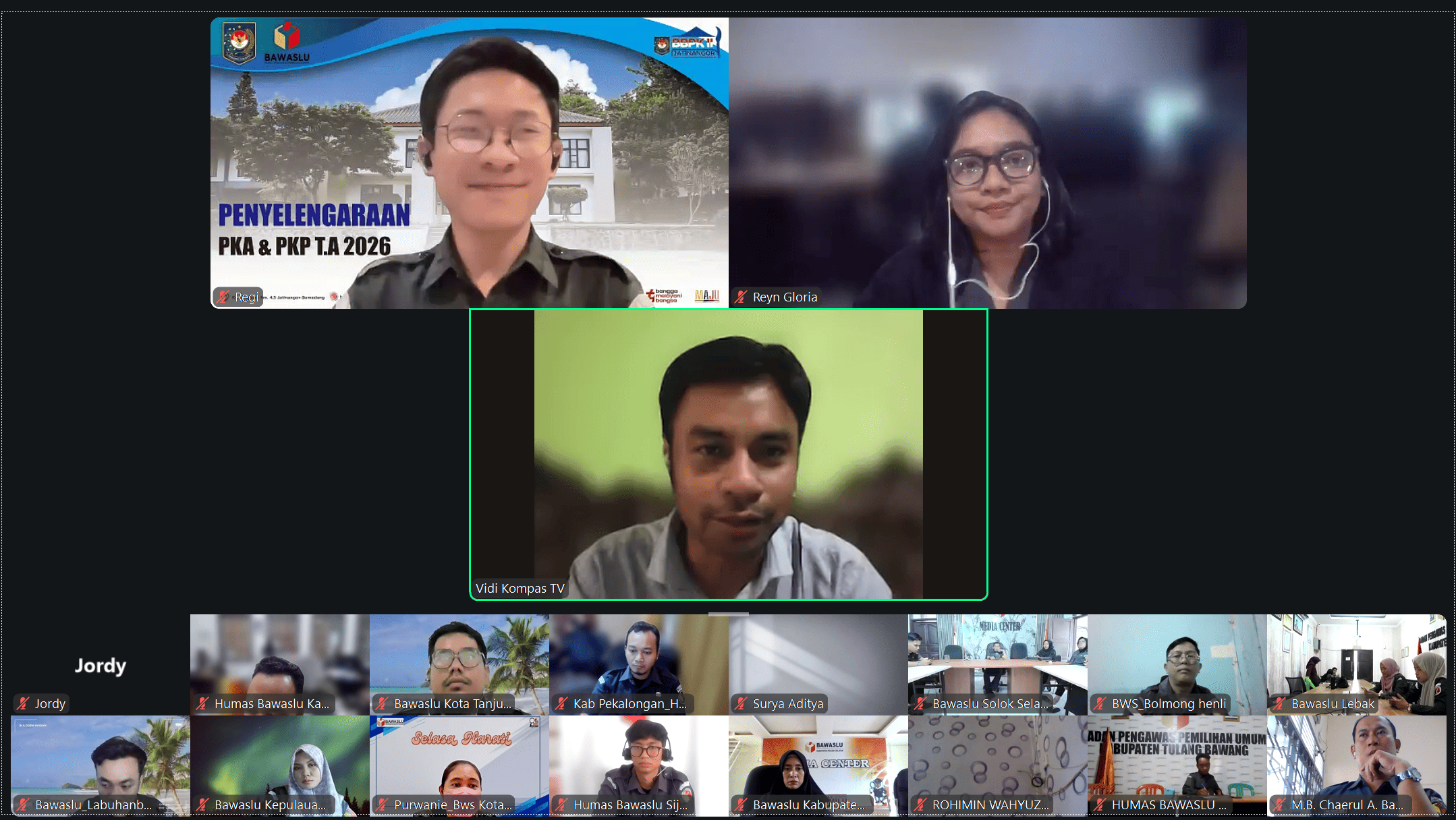 Bawaslu Jakarta Pusat Perkuat Kapasitas Kehumasan melalui Humas Upgrade Series I