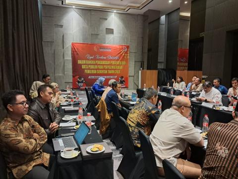 Bawaslu Jakarta Pusat Hadiri Rapat Stakeholder Bawaslu DKI Jakarta