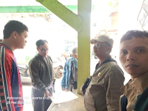 Anggota Bawaslu Jakarta Pusat, M. Halman Muhdar Lakukan Pengawasan Pelaksanaan Coklit Terbatas yang Diselenggarakan oleh KPU Jakarta Pusat