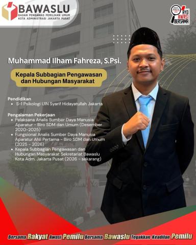 Kepala Subbagian Pengawasan dan Hubungan Masyarakat
