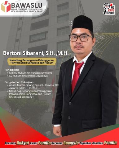 Kepala Subbagian Penangnana Pelanggaran, Penyelesaian Sengketa dan Hukum 