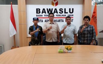 Bawaslu Jakarta Pusat bersama GMKI