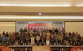 Foto Bersama Peserta Kegiatan Pengembangan Kepribadian Bagi Jajaran Bawaslu se-Provinsi DKI Jakarta.(13/8)