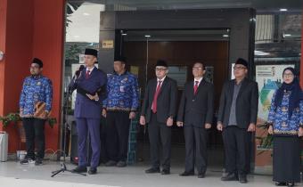 Munandar Nugraha, Ketua Bawaslu Provinsi DKI Jakarta saat memberikan arahan