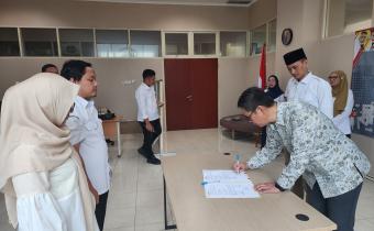 Penandatanganan Serah Terima Jabatan Kepala Sekretariat