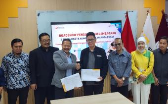 Penandatanganan Mou antara Bawaslu Jakpus dengan STIH IBLAM