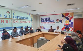 Audiensi Bawaslu Jakarta Pusat dengan Komisi Informasi Provinsi DKI Jakarta