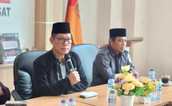 Ketua Bawaslu Jakarta Pusat, Christian Nelson Pangkey saat menegaskan pentingnya komitmen seluruh jajaran dalam membangun Zona Integritas