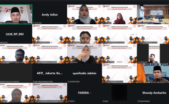  Peningkatan Kapasitas Hukum bertema “Relevansi KUHAP & UU Penyesuaian Pidana dalam Harmonisasi Penanganan Tindak Pidana Pemilu” yang diselenggarakan Bawaslu Provinsi DKI Jakarta